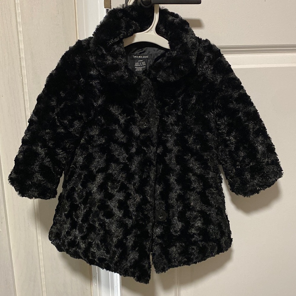 Black winter baby jacket LIKE NEW